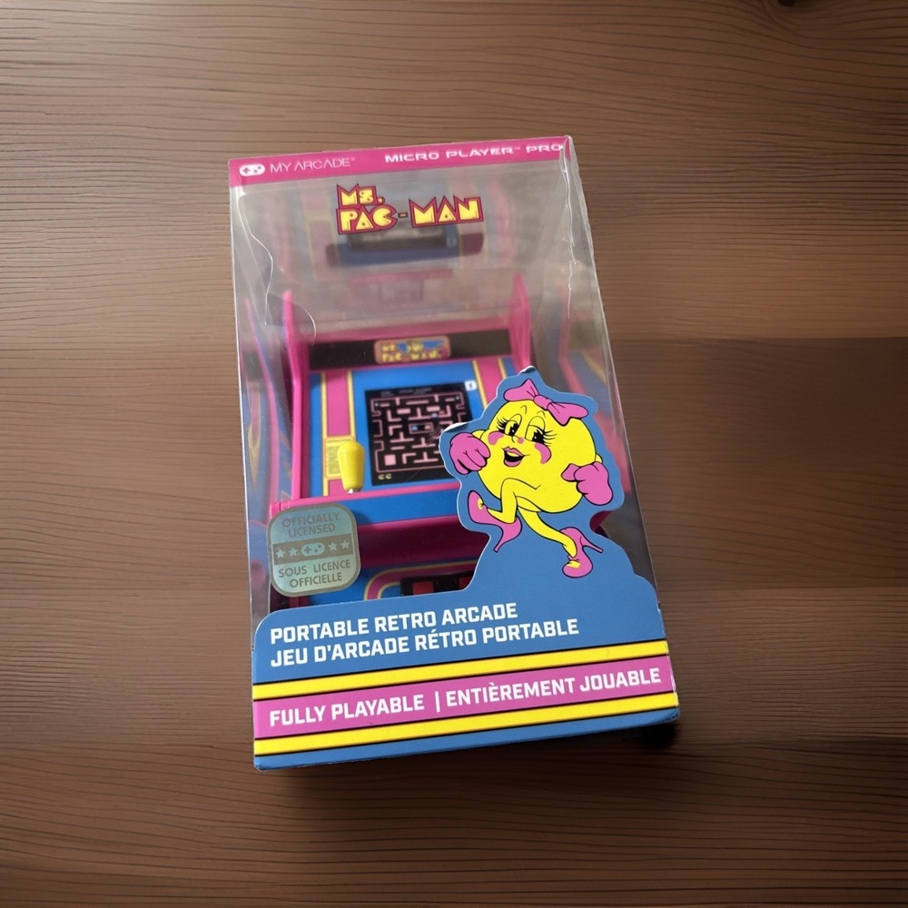 My Arcade  MS. PAC-MAN Micro Player Pro Portable Retro Arcade    NEW IN PACKAGE